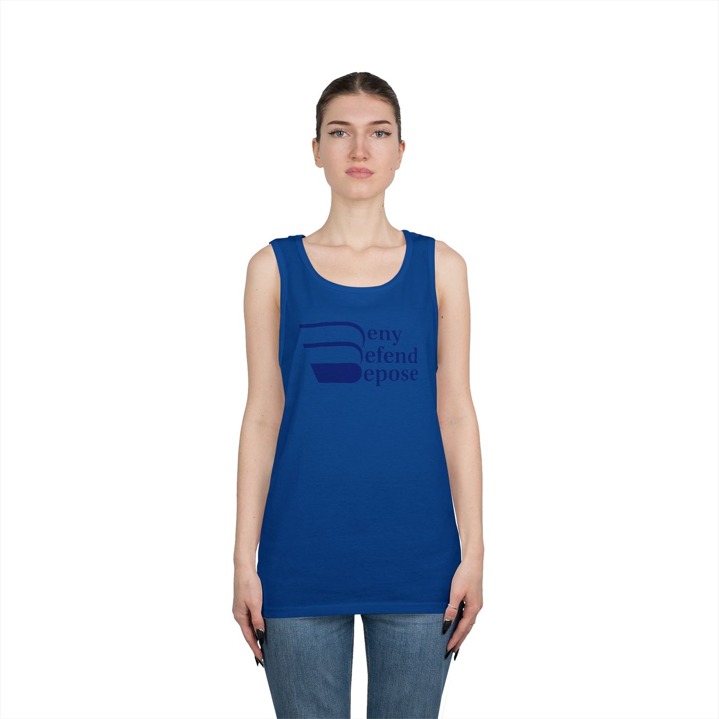 Deny Defend Depose Unisex Heavy Cotton Tank Top