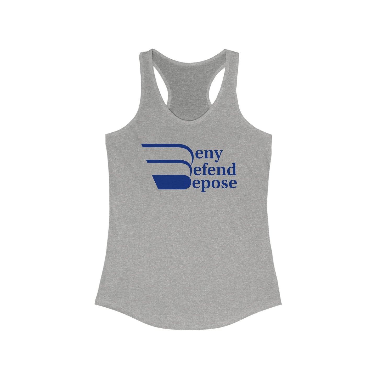 Deny Defend Depose Women's Ideal Racerback Tank