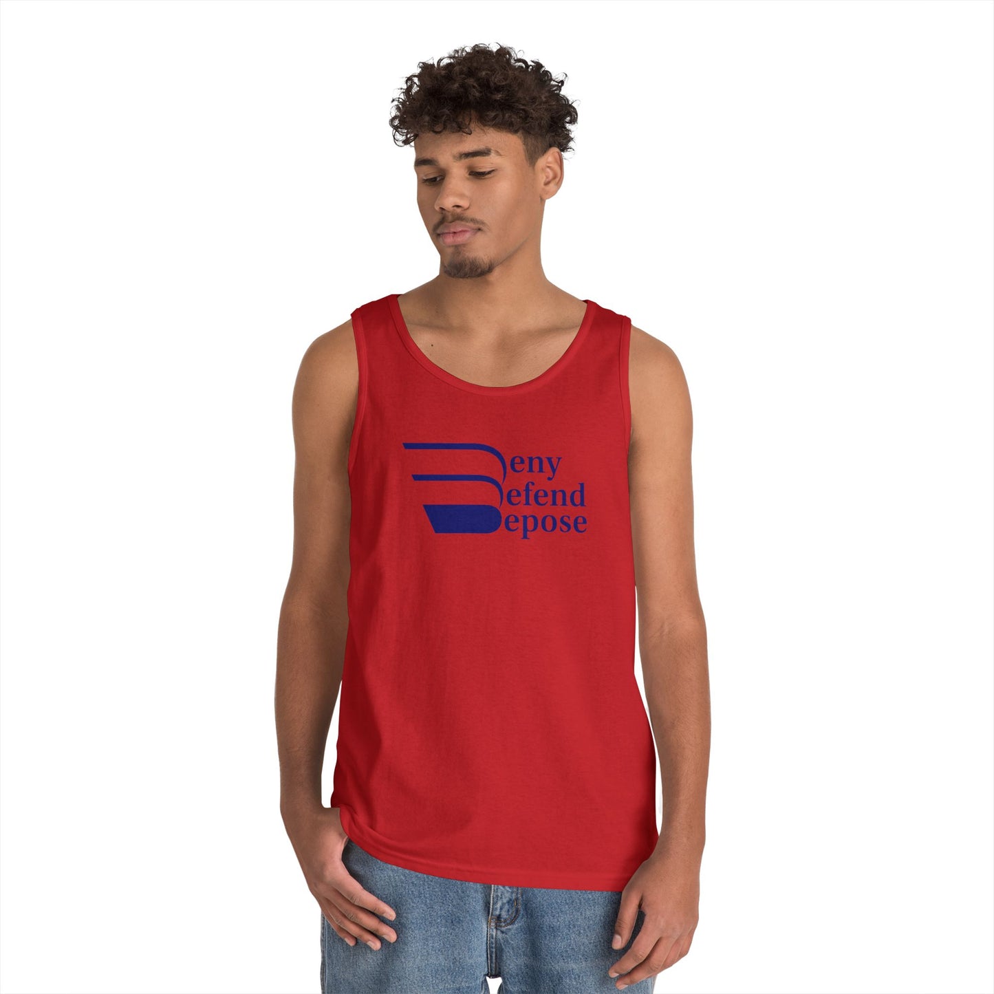 Deny Defend Depose Unisex Heavy Cotton Tank Top