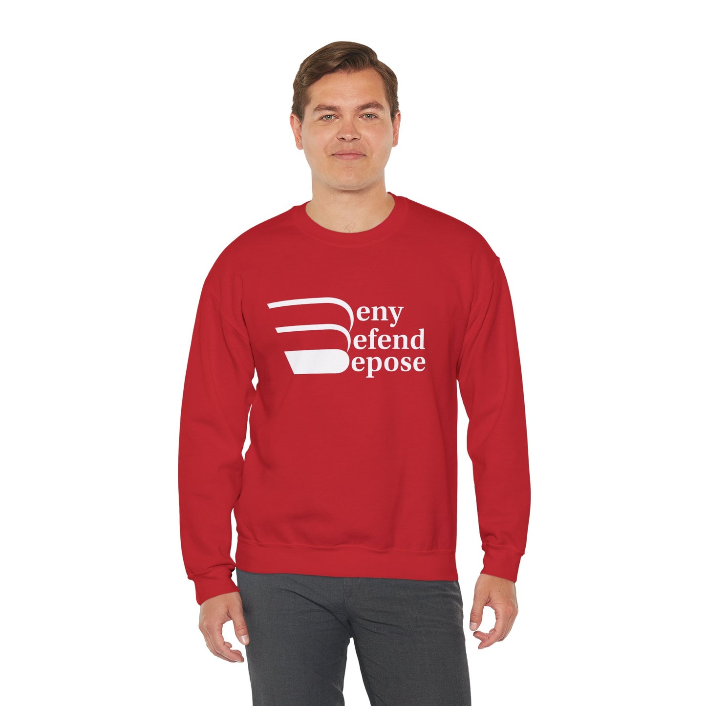 Deny Defend Depose Unisex Crewneck Sweatshirt