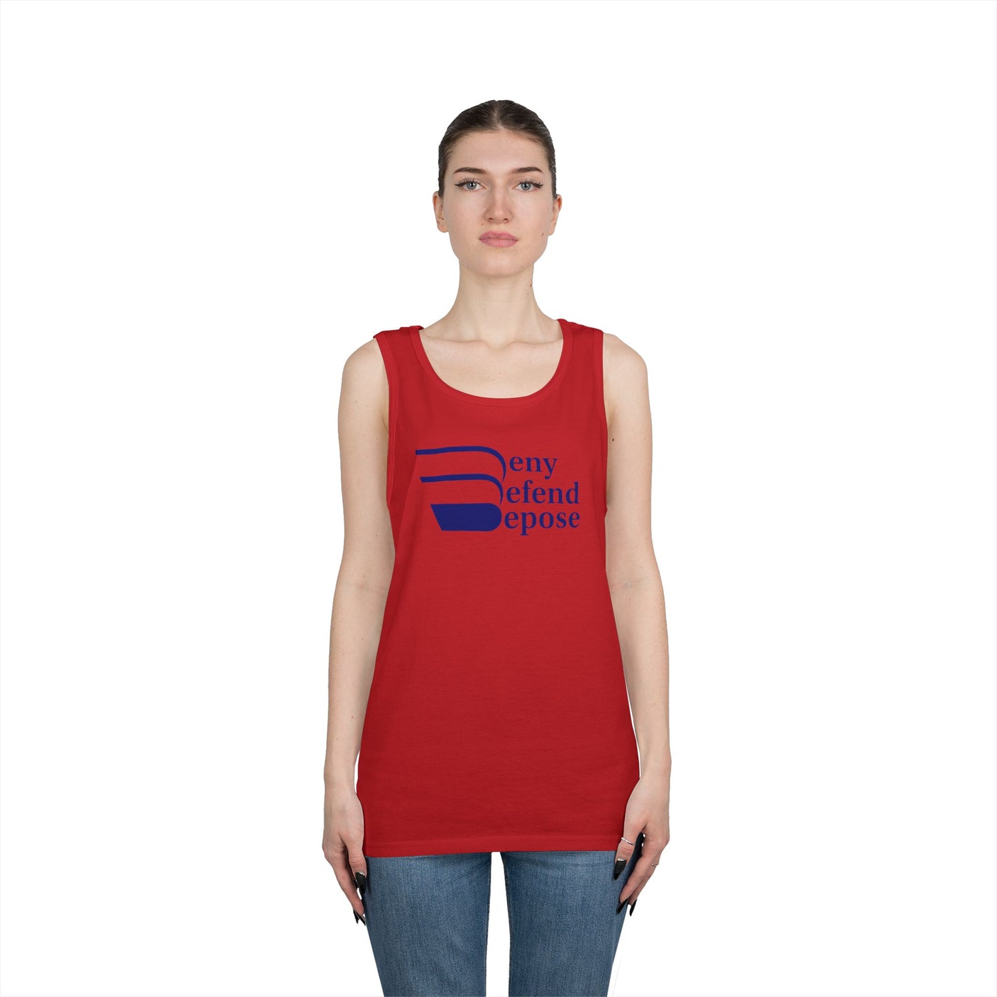 Deny Defend Depose Unisex Heavy Cotton Tank Top