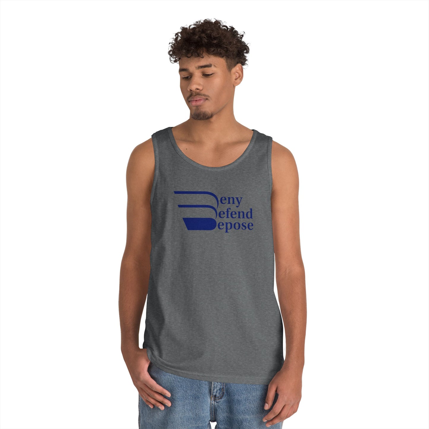 Deny Defend Depose Unisex Heavy Cotton Tank Top