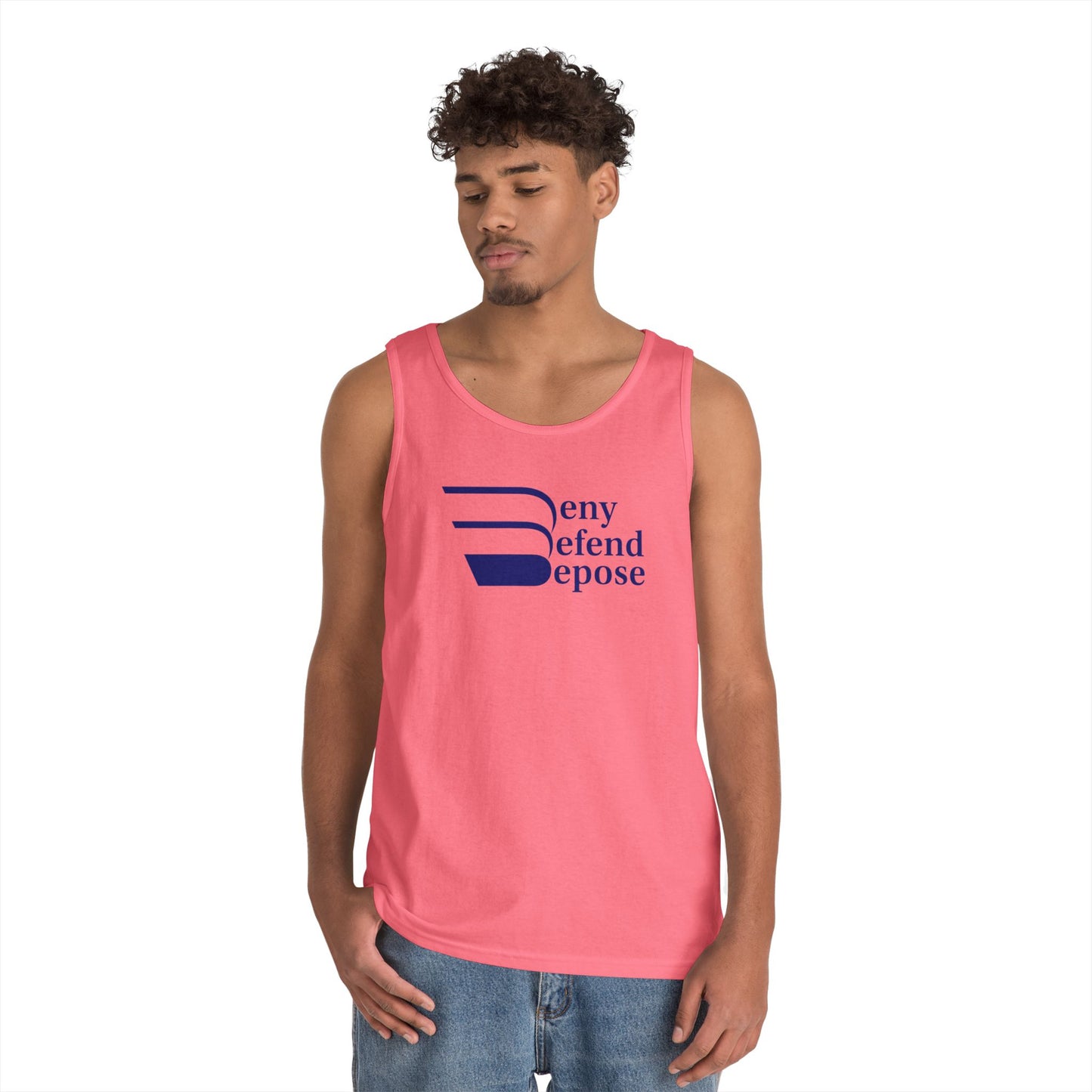 Deny Defend Depose Unisex Heavy Cotton Tank Top