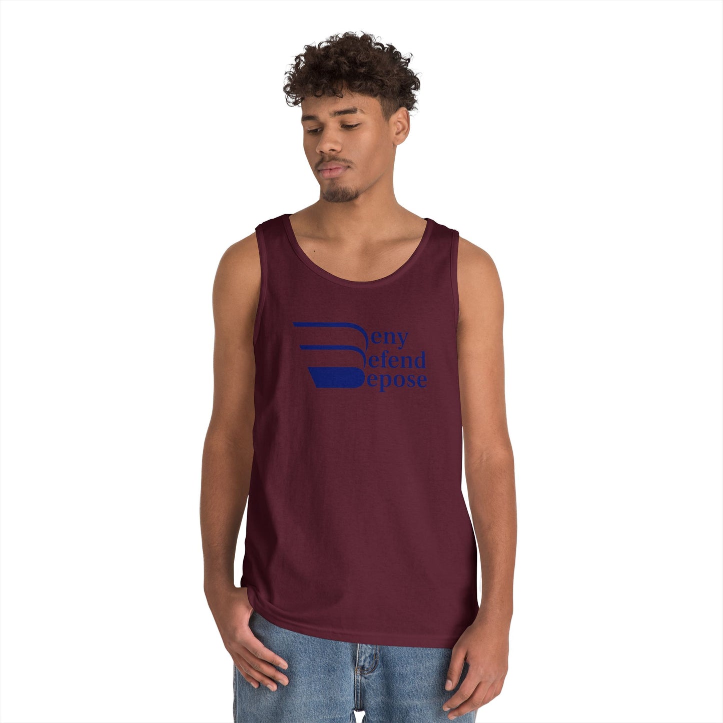 Deny Defend Depose Unisex Heavy Cotton Tank Top