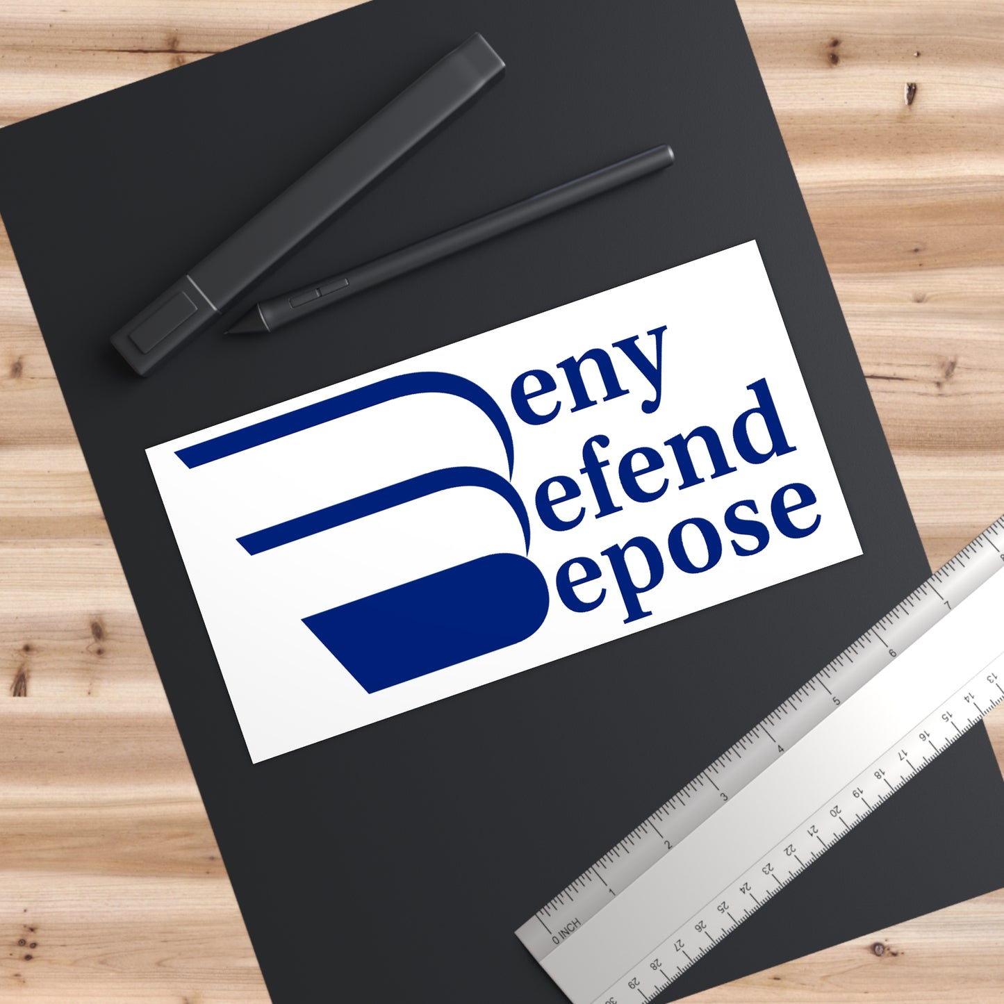 Deny Defend Depose Bumper Stickers